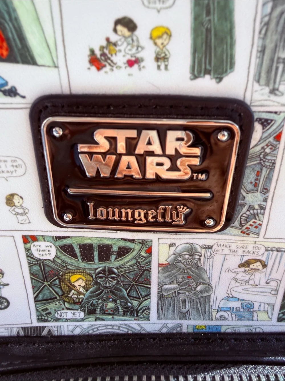 Loungefly Star Wars Darth Vader and Son Comic Mini Backpack Jeffrey Brown